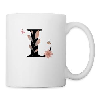 Letter l Wildflowers Watercolors - Mug - white - Right