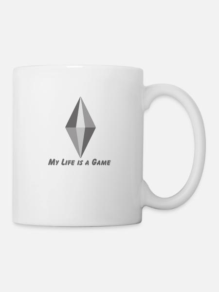 Plumbob My life is a Game - Tasse - Weiß