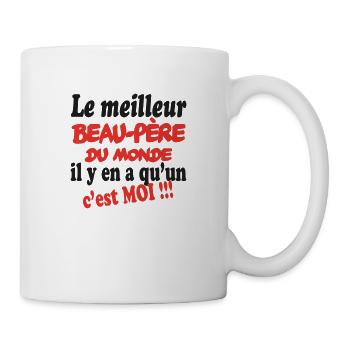 the best Father-in-law in the world is ME - Mug - white - Right
