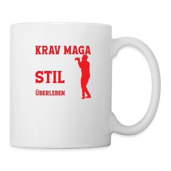 Krav Maga Martial Arts Contact Sports - Mug - white - Right
