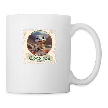 Gecko - Tasse - Weiß - Rechts