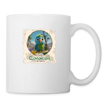 Sittich - Tasse - Weiß - Rechts