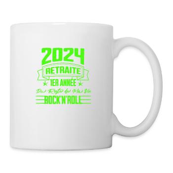 "2024 Rock 'n' Roll Retreat - First Year" - Mug - white - Right