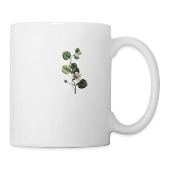Buchstabe H Botanisches Grün - Tasse - Weiß - Rechts