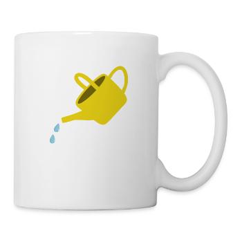 Gießkanne - Tasse - Weiß - Rechts