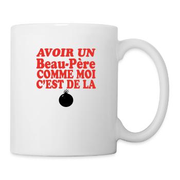 Schwiegervater DER BOMBE - Tasse - Weiß - Rechts