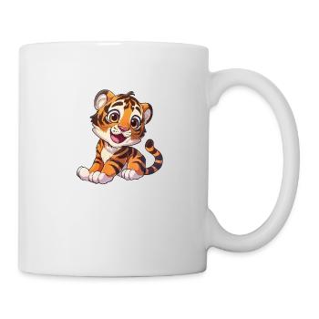 Chiot tigre mignon pour les amoureux des animaux - Mug blanc - blanc - Droite