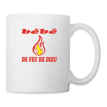 Bébé DE FEU DE DIEU - Mug blanc - blanc - Droite
