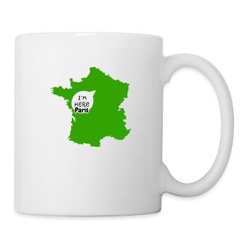 Ich bin hier in Paris - Tasse - Weiß - Rechts