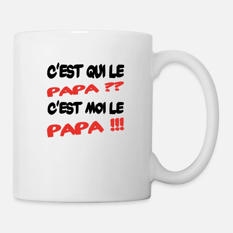 Wer ist der Vater? - Tasse - Weiß