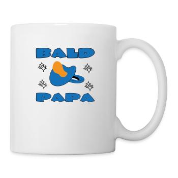 BALD PAPA - Mug blanc - blanc - Droite
