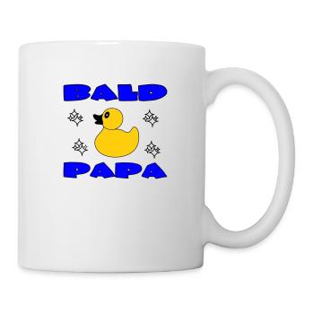 BALD PAPA - Mug blanc - blanc - Droite
