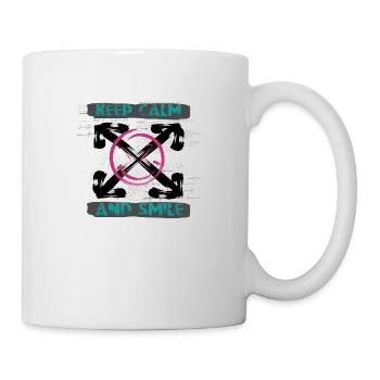 Bleib Ruhig - Tasse - Weiß - Rechts