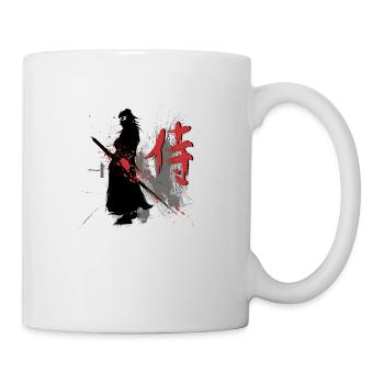 Samurai - Tasse - Weiß - Rechts