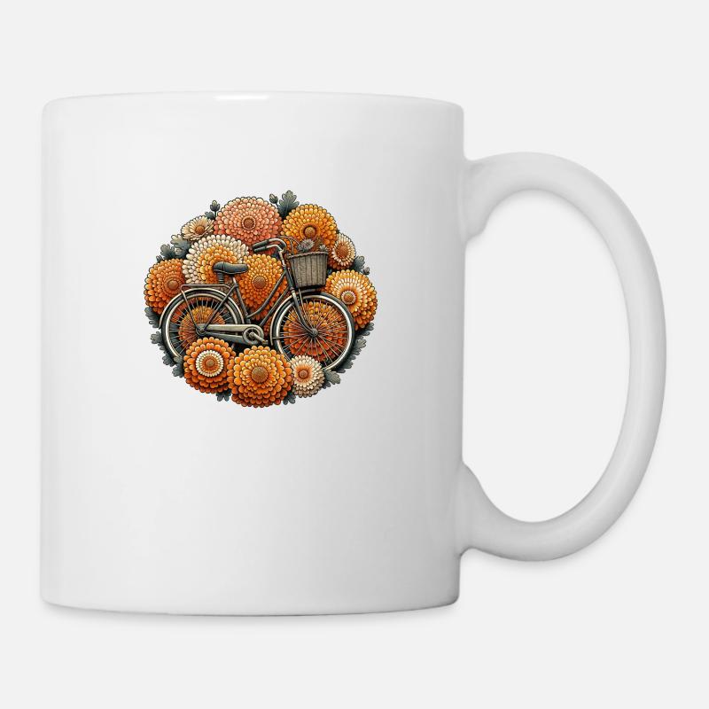 Fahrrad - Tasse - Weiß