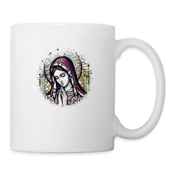 virgin mary jesus bible christian religion madona - Mug - white - Right