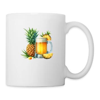 Été Lac Nature Flore Art Fleurs Mer Plage - Mug blanc - blanc - Droite