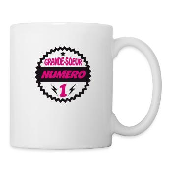 GRANDE SOEUR NUMERO 1 - Mug blanc - blanc - Droite
