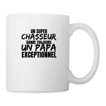 SUPER DAD HUNTER - Mug - white - Right