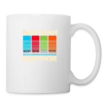 Bar Exam Survivor 8 - Tasse - Weiß - Rechts