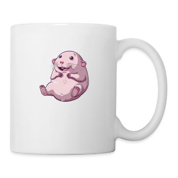 Nackter Maulwurf - Tasse - Weiß - Rechts
