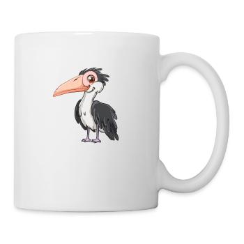 Illustration d’un drôle d’oiseau - Mug blanc - blanc - Droite