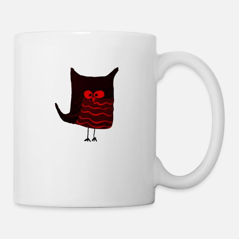 Eulalia Noir Rouge - Mug blanc - blanc