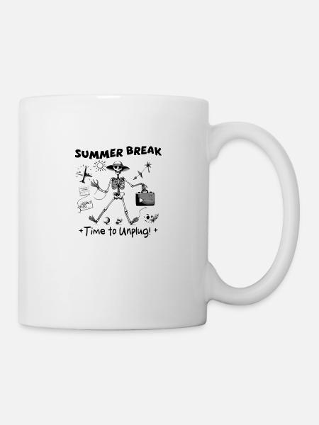 Sommerurlaub, Destination Disconnect! - Tasse - Weiß