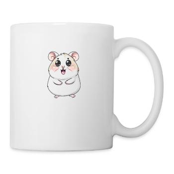 Cute Hamster Cartoon Character - Mug - white - Right
