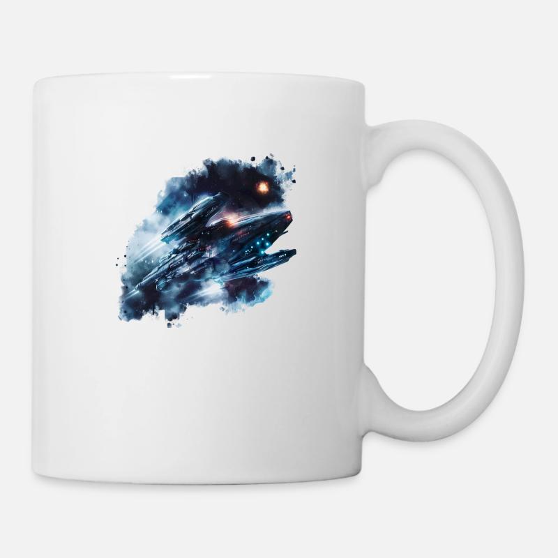 Missions diplomatiques dans l’espace - Mug blanc - blanc