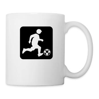 Fussball Fussballspieler Verein - Tasse - Weiß - Rechts
