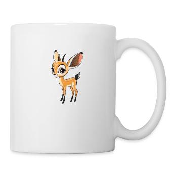 Cute fawn look Drawing - Mug - white - Right