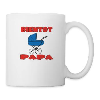 BIENTOT PAPA - Mug blanc - blanc - Droite