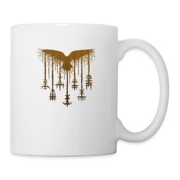 Vikings norden valhalla suède scandinavia flaga - Mug blanc - blanc - Droite