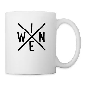 Vin - Mug blanc - blanc - Droite
