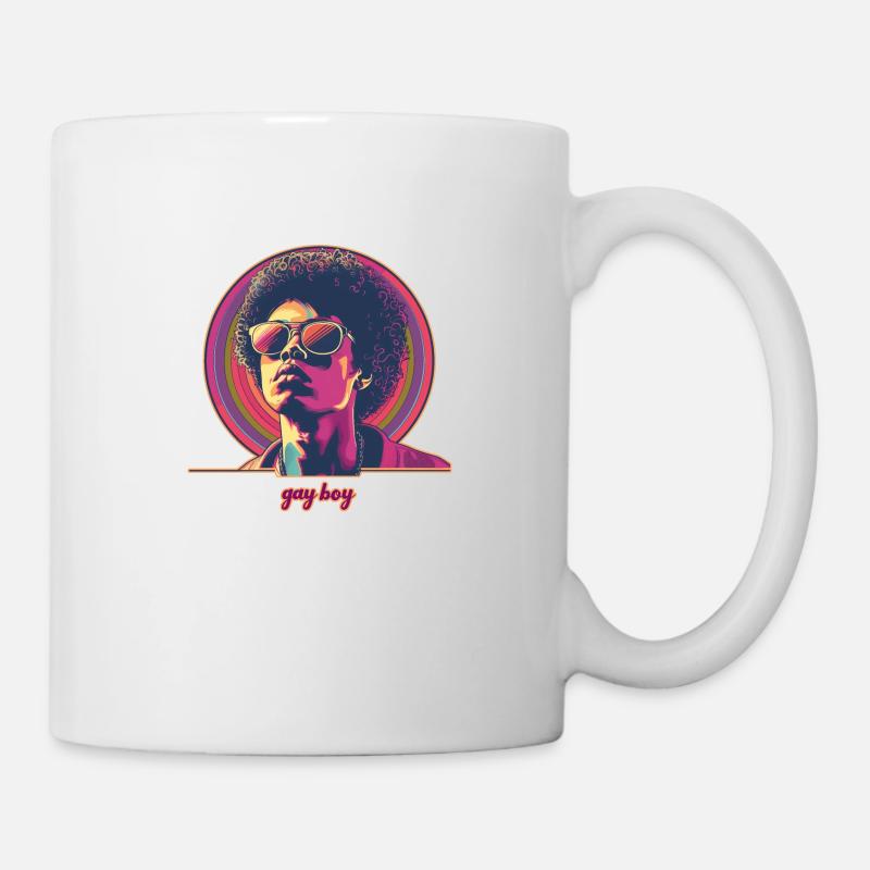 Garçon gay 2 - Mug blanc - blanc