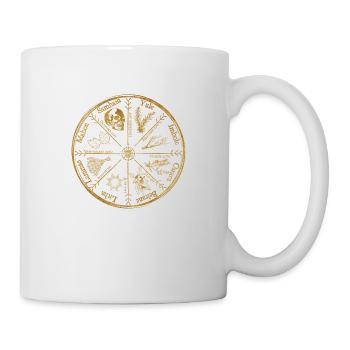 Vikings norden valhalla suède scandinavia flaga - Mug blanc - blanc - Droite