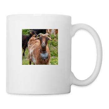 Chèvre de montagne dans le parc national Parc de l’île de Kos - Mug blanc - blanc - Droite