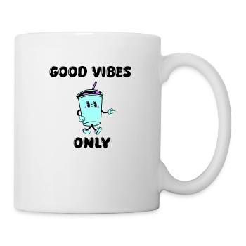 drink cartoon vibes - Mug - white - Right