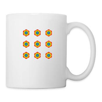 Pride-Blumen - Tasse - Weiß - Rechts