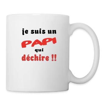 Je suis un papi... - Mug blanc - blanc - Droite