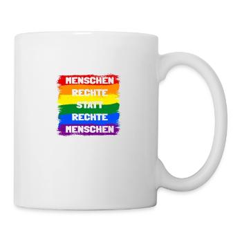 Menschenrechte - Tasse - Weiß - Rechts