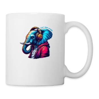 Je ne peux pas penser clairement - Mug blanc - blanc - Droite
