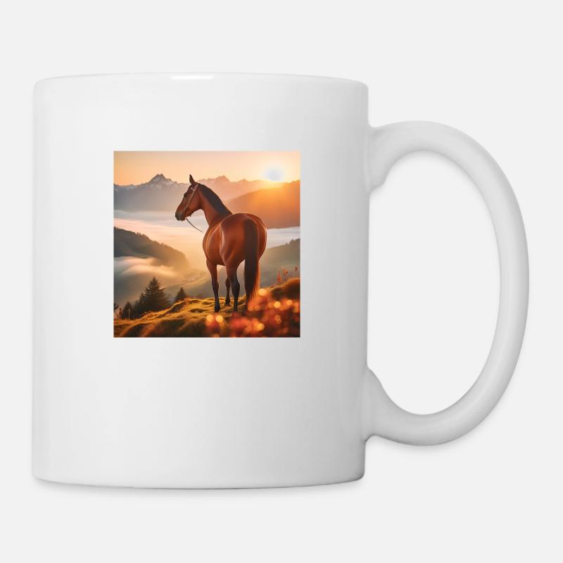 Art du cheval - Mug blanc - blanc