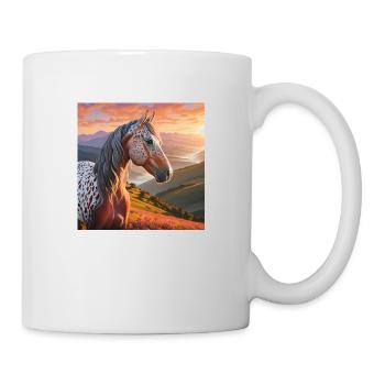 Art du cheval - Mug blanc - blanc - Droite
