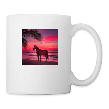Art du cheval - Mug blanc - blanc - Droite