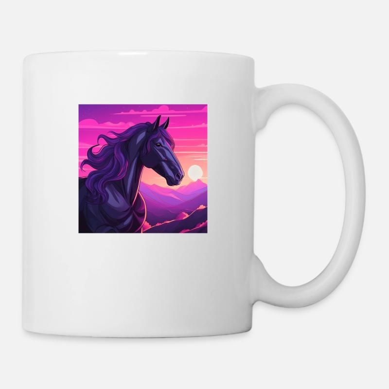 Horse Art - Mug - white