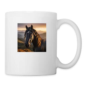 Horse Art - Mug - white - Right