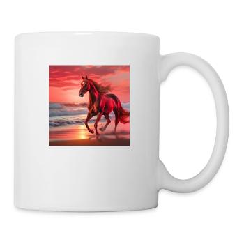 Art du cheval - Mug blanc - blanc - Droite