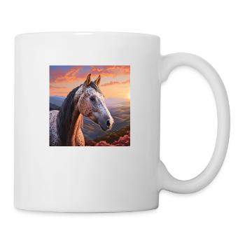 Art du cheval - Mug blanc - blanc - Droite